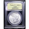 Image 4 : ***Auction Highlight*** 1928-s Peace Dollar $1 Graded Choice Unc By USCG (fc)