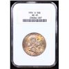 Image 2 : NGC 1954-s Franklin Half Dollar 50c Graded ms65 By NGC
