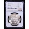 Image 2 : NGC 1881-s Morgan Dollar $1 Graded ms64 By NGC
