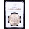 Image 2 : NGC 1884-p Morgan Dollar $1 Graded ms63 By NGC