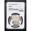 Image 2 : NGC 1921-p Morgan Dollar $1 Graded ms63 By NGC
