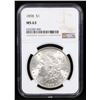 Image 2 : NGC 1898-p Morgan Dollar $1 Graded ms63 By NGC