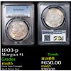 Image 1 : PCGS 1903-p Morgan Dollar $1 Graded ms65 By PCGS