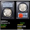 Image 1 : PCGS 1880-s Morgan Dollar $1 Graded ms64 By PCGS