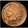 Image 2 : 1901 Indian Cent Mint Error 1c Graded au58+ BY SEGS