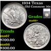 Image 1 : 1934 Texas Old Commem Half Dollar 50c Graded ms66+ BY SEGS
