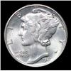 Image 2 : 1941-p Mercury Dime 10c Graded ms66+ By SEGS