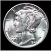 Image 2 : 1945-p Mercury Dime 10c Graded ms66+ By SEGS