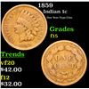 Image 1 : 1859 Indian Cent 1c Grades f+