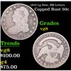 Image 1 : 1834 Lg Date, SM Letters Capped Bust Half Dollar 50c Grades vg, very good