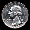 Image 2 : Proof 1957 Washington Quarter 25c Grades GEM++ Proof