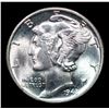 Image 2 : 1943-p Mercury Dime 10c Grades GEM+ FSB