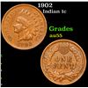 Image 1 : 1902 Indian Cent 1c Grades Choice AU