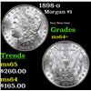 Image 1 : 1898-o Morgan Dollar $1 Grades Choice+ Unc