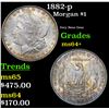 Image 1 : 1882-p Morgan Dollar $1 Grades Choice+ Unc