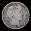 Image 2 : 1913-p Barber Half Dollars 50c Grades f, fine