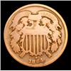 Image 2 : 1864 Large Motto Two Cent Piece 2c Grades vg, very good
