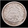 Image 3 : 1861-p Seated Liberty Half Dime 1/2 10c Grades xf Details