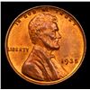 Image 2 : 1935-p Lincoln Cent 1c Grades GEM Unc RB