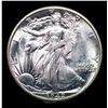 Image 2 : 1942-p Walking Liberty Half Dollar 50c Grades Choice Unc