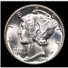 Image 2 : 1944-p Mercury Dime 10c Grades GEM+ Unc