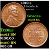 Image 1 : 1919-s Lincoln Cent 1c Grades Select Unc BN