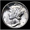 Image 2 : 1938-p Mercury Dime 10c Grades GEM+ Unc