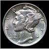 Image 2 : 1941-p Mercury Dime 10c Grades GEM++ Unc
