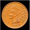 Image 2 : 1909 Indian Cent 1c Grades Choice AU/BU Slider