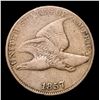 Image 2 : 1857 Flying Eagle Cent 1c Grades vf++