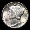 Image 2 : 1945-d Mercury Dime 10c Grades GEM+ Unc