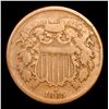 Image 2 : 1865 Two Cent Piece 2c Grades f+