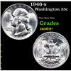 Image 1 : 1946-s Washington Quarter 25c Grades Choice+ Unc
