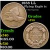 Image 1 : 1858 LL Flying Eagle Cent 1c Grades vf++