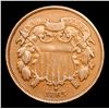Image 2 : 1865 Two Cent Piece 2c Grades vf++