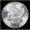 Image 2 : 1881-s Morgan Dollar $1 Grades GEM+ Unc