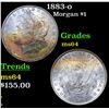 Image 1 : 1883-o Morgan Dollar $1 Grades Choice Unc