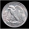 Image 3 : 1942-p Walking Liberty Half Dollar 50c Grades Choice Unc