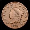 Image 2 : 1827 Coronet Head Large Cent 1c Grades f+