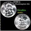 Image 1 : 1946-s Washington Quarter 25c Grades Select+ Unc