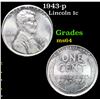 Image 1 : 1943-p Lincoln Cent 1c Grades Choice Unc