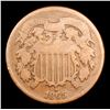 Image 2 : 1865 Two Cent Piece 2c Grades vg+