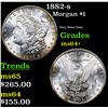 Image 1 : 1882-s Morgan Dollar $1 Grades Choice+ Unc