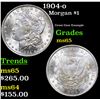 Image 1 : 1904-o Morgan Dollar $1 Grades GEM Unc