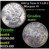 Image 1 : 1887-p Morgan Dollar Vam-11 I-3,R-3 $1 Grades Select+ Unc