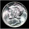 Image 2 : 1943-p Mercury Dime 10c Grades GEM+ Unc