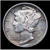 Image 2 : 1919-p Mercury Dime 10c Grades Unc Details