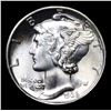 Image 2 : 1938-p Mercury Dime 10c Grades GEM+ Unc