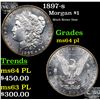 Image 1 : 1897-s Morgan Dollar $1 Grades Choice Unc PL