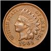 Image 2 : 1901 Indian Cent 1c Grades Choice AU/BU Slider